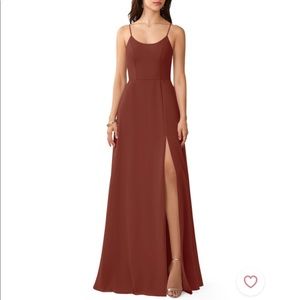 Azazie “Moira” Dress in Terracotta